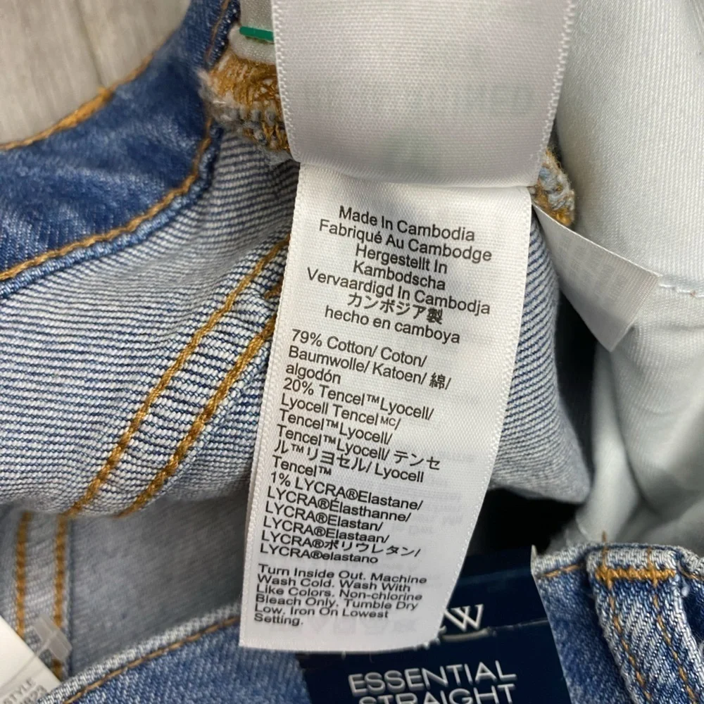 NWT J. Crew Essential Straight Leg All-Day Stretch Jeans - Picture 6 of 8